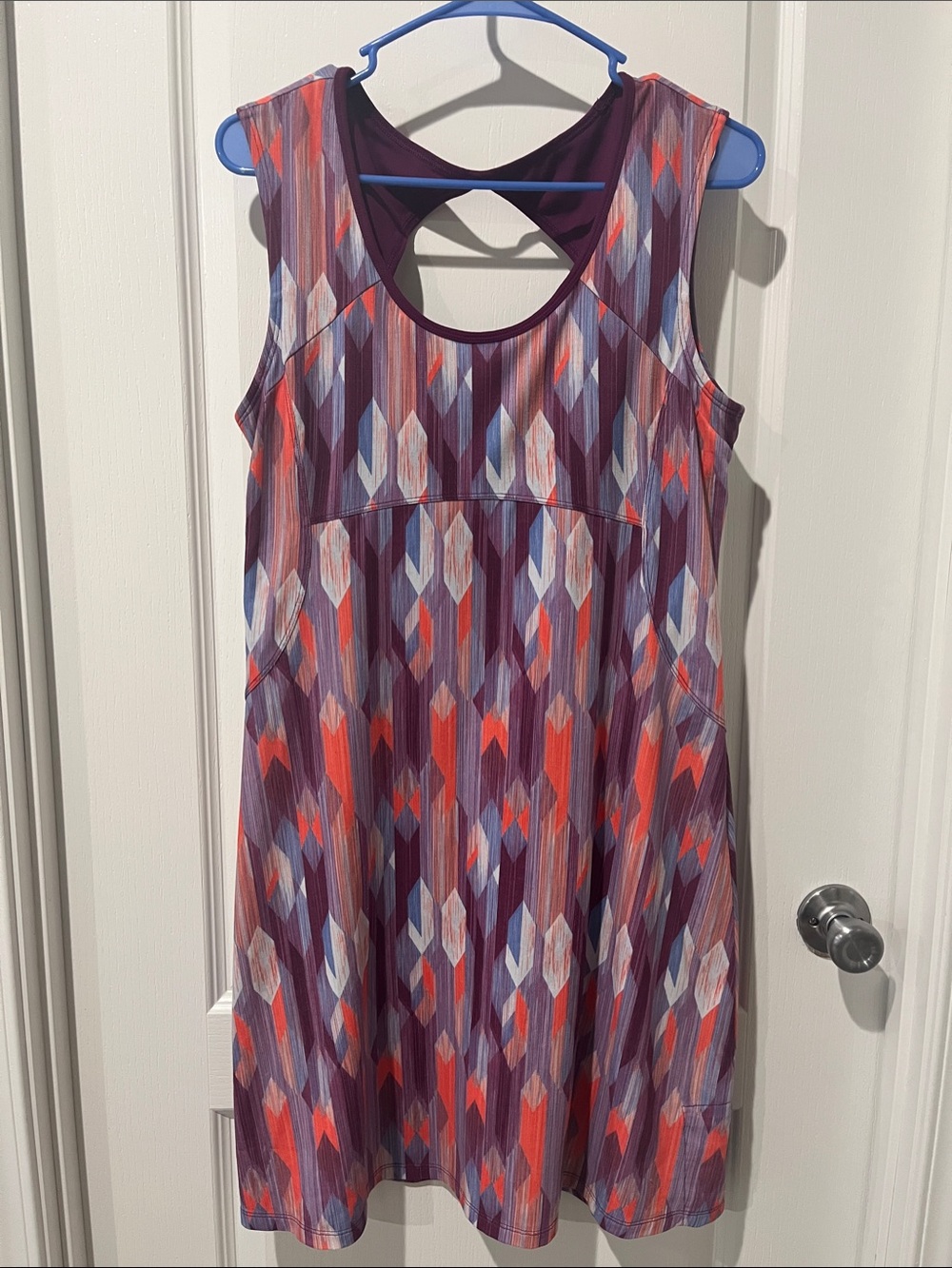 Prana Calico athletic dress in the "Grapevine Gemstone Size M